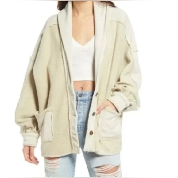 Free People Women’s Jordan Jacket in Washed Muslin, Size XS - Picture 2 of 13